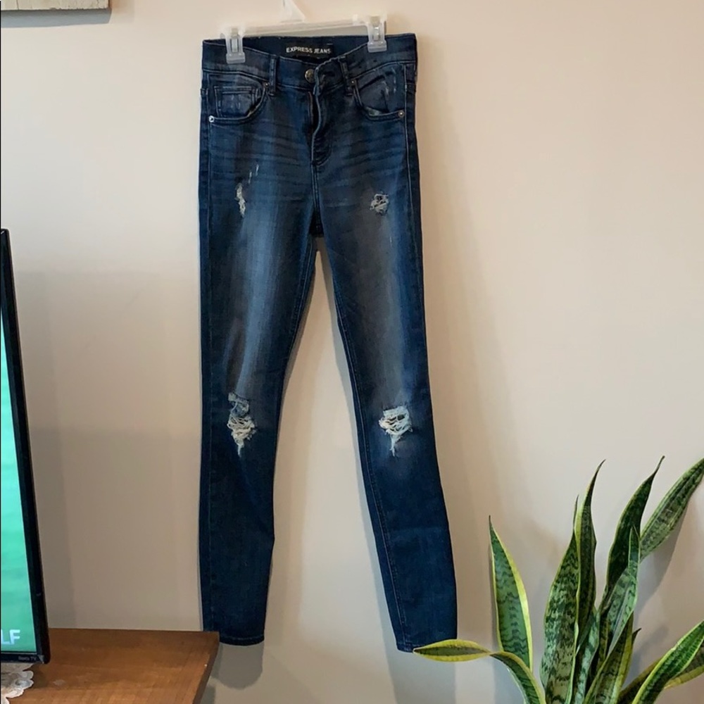 Express skinny high rise jean